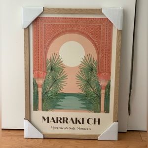 Cat and Jo Marrakech Framed Art Print A2 size